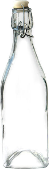 Raki Triangular Μπουκάλι Νερού Γυάλινο με Κλιπ Διάφανο 560ml Raki Triangular Μπουκάλι Νερού Γυάλινο με Κλιπ Διάφανο 560ml