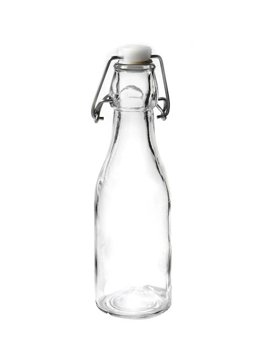 Raki Sticlă Etanșă De Apă Din Sticlă Cu Clemă Transparentă 245ml