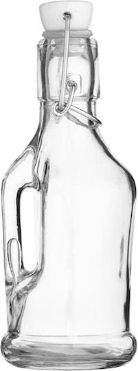 Raki Μπουκάλι Νερού Γυάλινο με Κλιπ Διάφανο 210ml