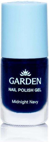 Garden Glossy Βερνίκι Νυχιών Μακράς Διαρκείας Midnight Navy 10.5ml