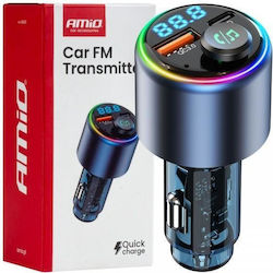 AMiO Car FM Transmitter with Type-C USB Bluetooth AMiO Car FM Transmitter with Type-C USB Bluetooth