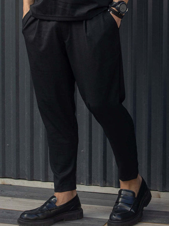Henry Clothing Παντελόνι Black