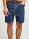 Herren Shorts Denim Blauer