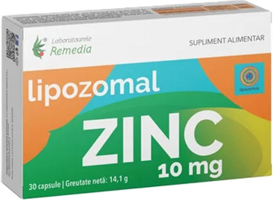 Laboratoarele Remedia Zinc Lipozomal 10mg 30 Capsule