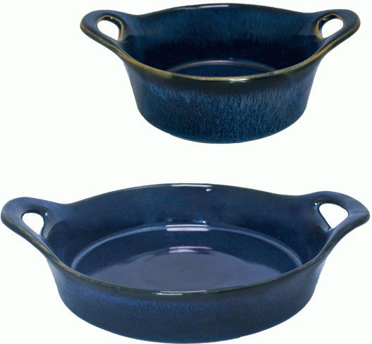 Raki Vas De Gătit Rezistent La Căldură Oval Ceramic 2 Bucăți