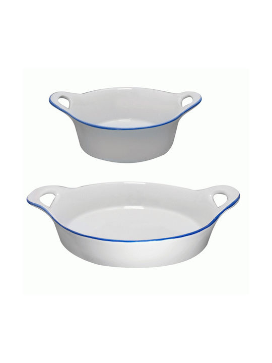 Raki Vas Rotund Rezistent La Căldură Din Ceramică 2 Bucăți