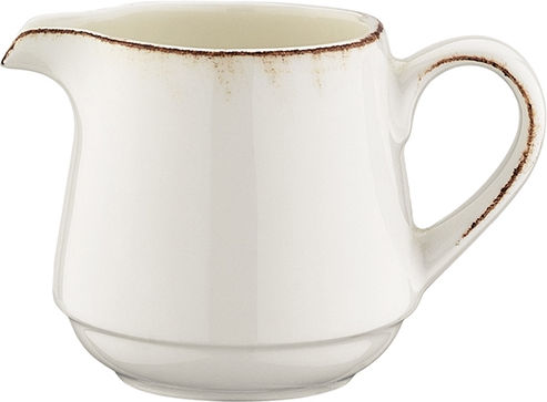 Bonna Retro Milchkännchen Servieren aus Beige Porzellan