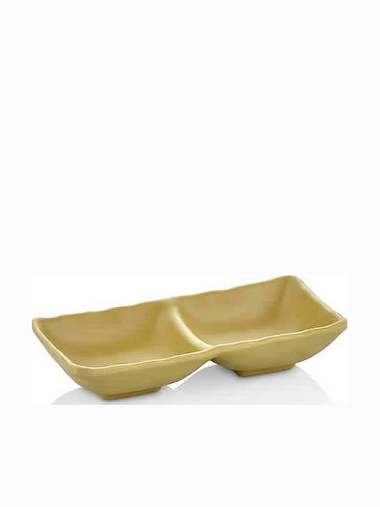 Raki Suport Dublu Pentru Orderviere 2 Sloturi Din Porțelan Verde P17.5xL17.5xÎ17.5cm