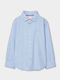 Kids Shirt Long-sleeved Light Blue