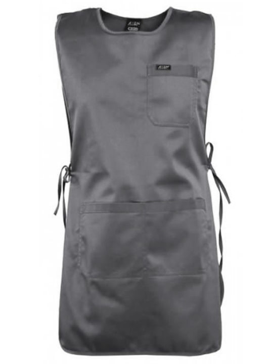 Market Apron Bib Grey Axon