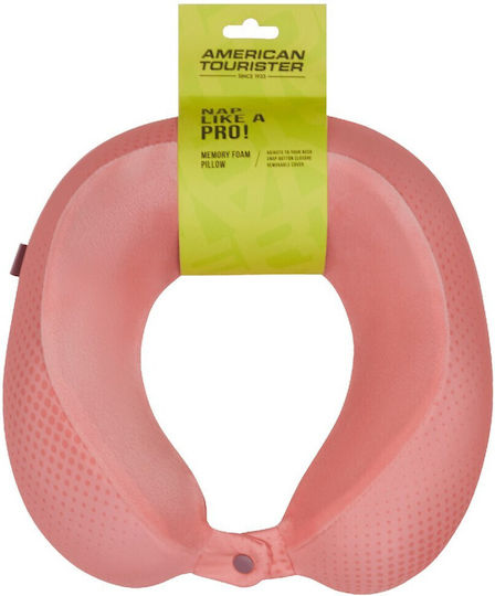 American Tourister Travel Pillow Memory Foam Pink