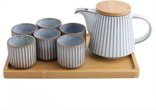 Melina's Collection Keramik Teekannen Set 7 Stück