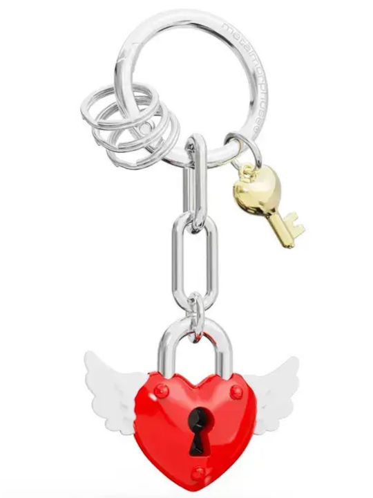 Μπρελόκ Flying Heart Tm417-01 Eros Νίκελ