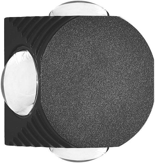 V-TAC V-TAC Wandleuchte mit Integrierter LED und Natürliches Weiß Licht Schwarz 50cm