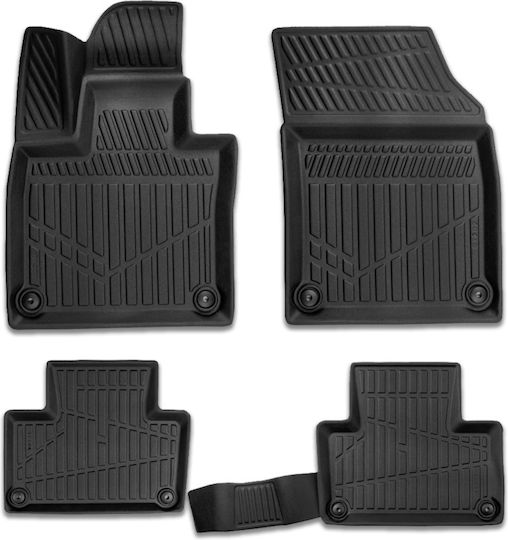Set Față și Spate Covoare Auto 4 Bucăți pentru Volvo XC 90 Negre