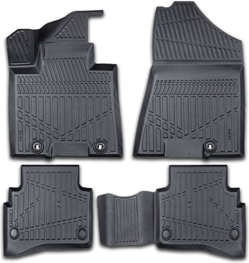 Set Față și Spate Covoare Auto 4 Bucăți Pentru Hyundai Tucson 2015-2020 Negre