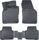 Σετ Μπροστινά και Πίσω Πατάκια 4τμχ για Volkswagen Tiguan 2016-2023 Μαύρα