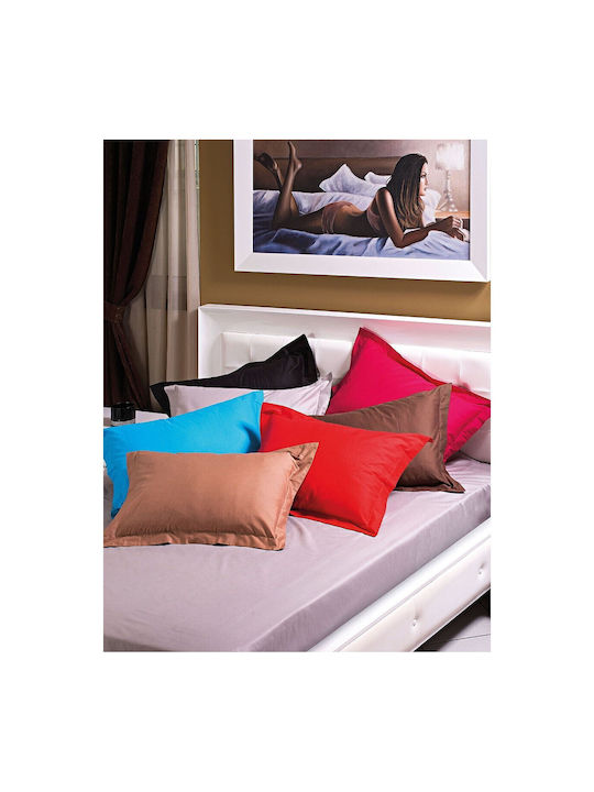 Beauty Home Duvet Cover Cotton Satin Double 230x240 1380 Fuchsia