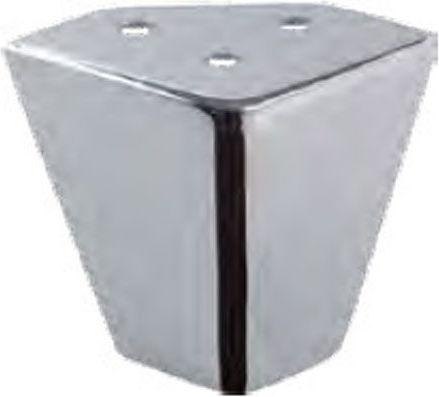 Metal Furniture Leg S 07/1 Height 70mm Nickel
