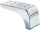 Plastic Furniture Leg Ms L Va-210-01 Chrome 7.5cm X 8cm Height