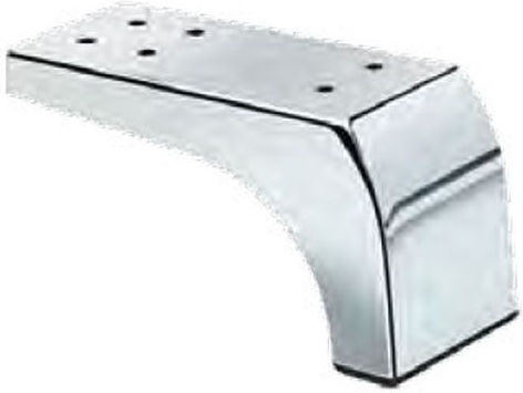 Plastic Furniture Leg Ms L Va-210-01 Chrome 7.5cm X 8cm Height
