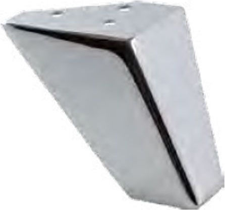 Metal Furniture Leg S 07 Height 90mm Nickel