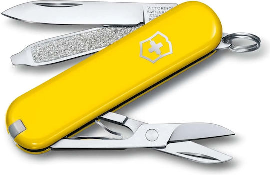 Victorinox Classic SD Швейцарско Армейско Ножче Жълт
