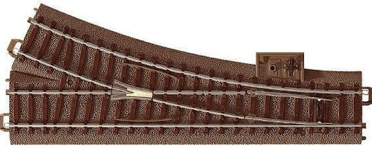 Trix 1x62612 Gauge H0 Right Turnout 188,3 Mm 7-13/32" R2=437 5mm 17-7/32" Curve 24.3°
