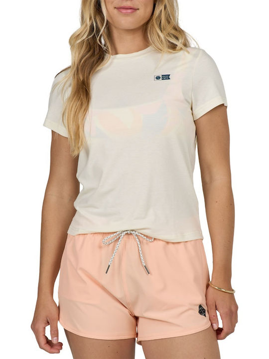 Γυναικείο Αθλητικό T-shirt Off White