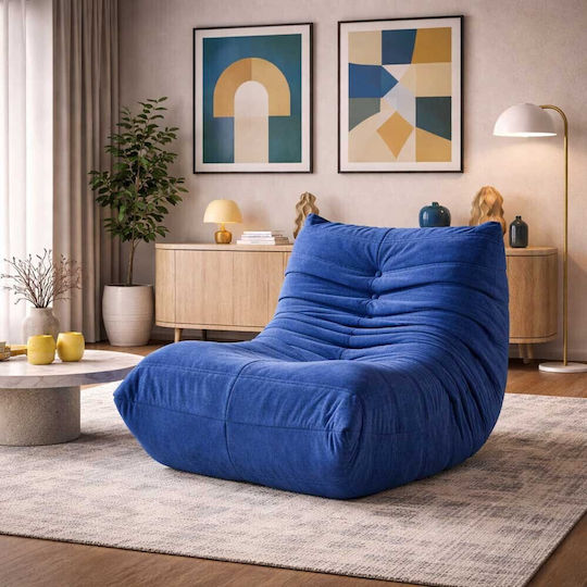 Next Bean Bag Chair Togo Blue 85x103x70cm