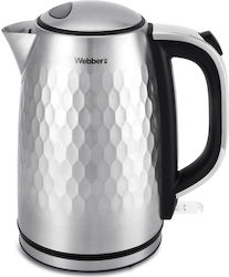 Webber 1.7lt με Ισχύ 2200W Ασημί