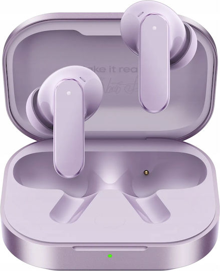 Realme Buds Air8 Bluetooth Kopfhörer mit Schweißbeständigkeit und Ladekoffer Lila