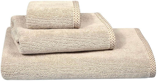 Greenwich Polo Club Handtuch-Set 3 Stück Cozy 4124 Taupe Gewicht 480g/m²