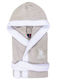 Greenwich Polo Club Kids Bathrobe Essential Gray Hooded