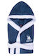 Greenwich Polo Club Kids Bathrobe Essential Blue Hooded