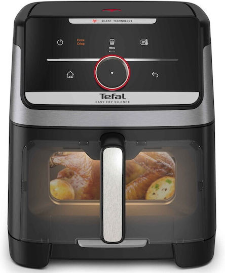Tefal Easy Fry Silence Friteuză cu Aer 7l Argintie