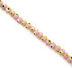 Glass Eye Round 7mm/~ø1mm 65 Pieces per Pack Pink