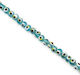 Glass Eye Round 7mm/~ø1mm 65 pcs per Strand Transparent Blue