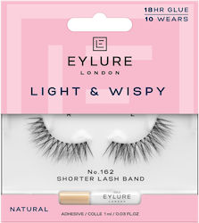 Eylure Lashes Light Wispy Shorter Lash Band No 162 Natural Eylure Lashes Light Wispy Shorter Lash Band No 162 Natural