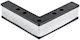 Dreamwell Plastic Furniture Leg 18x18x5cm Silver