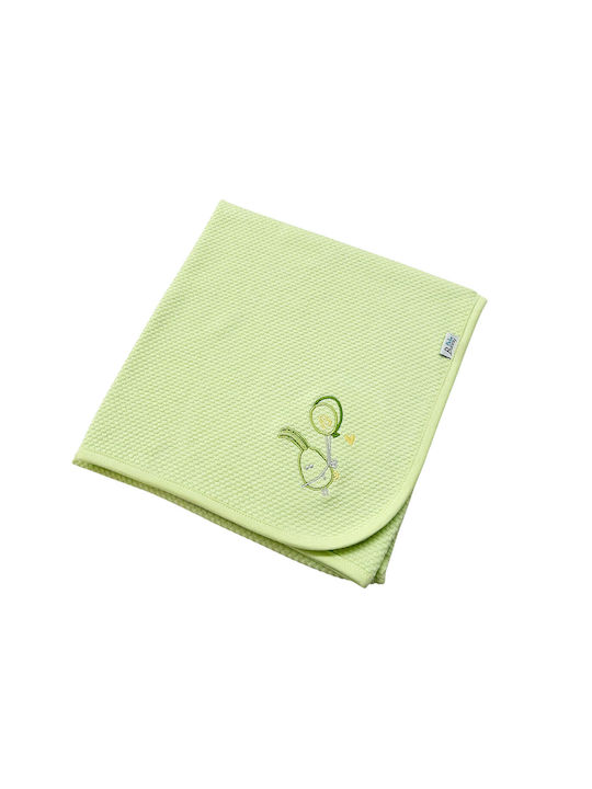 Bunny Bebe Ballon Umărul Burp Cloth Verde 80x90cm