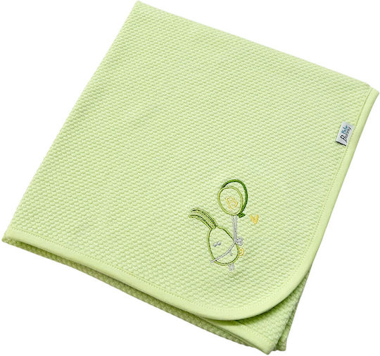 Bunny Bebe Ballon Schultertuch Burp Cloth Grüne 80x90cm