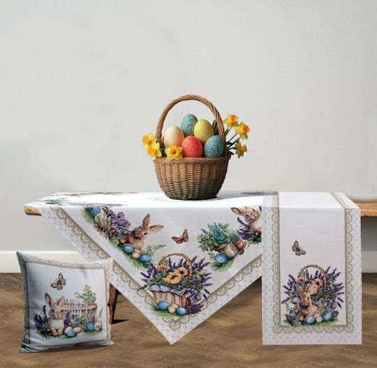 Πασχαλινό Σουπλά Easter Charm Dimeco Εκρού 35x50