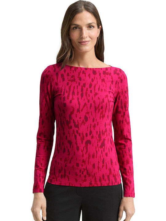 Tom Tailor Women's Blouse Pink Sparkle Design