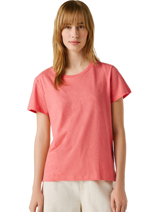 Megan Damen Bluse Koralle Pfirsich