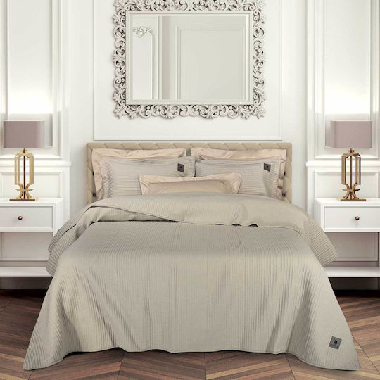 Greenwich Polo Club 4455 Cuvertură Super King Taupe 240x250cm
