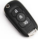 Car Key Shell Opel Astra K 2015-2017 Hu100 13588667 3 Buttons