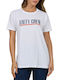Damen T-shirt Weiß