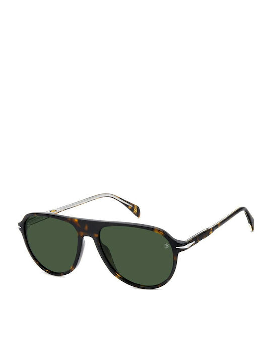 David Beckham Men's Sunglasses with Brown Torto...