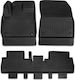 Set Front and Back Car Mats 4 Pieces for Citroen Berlingo Black
